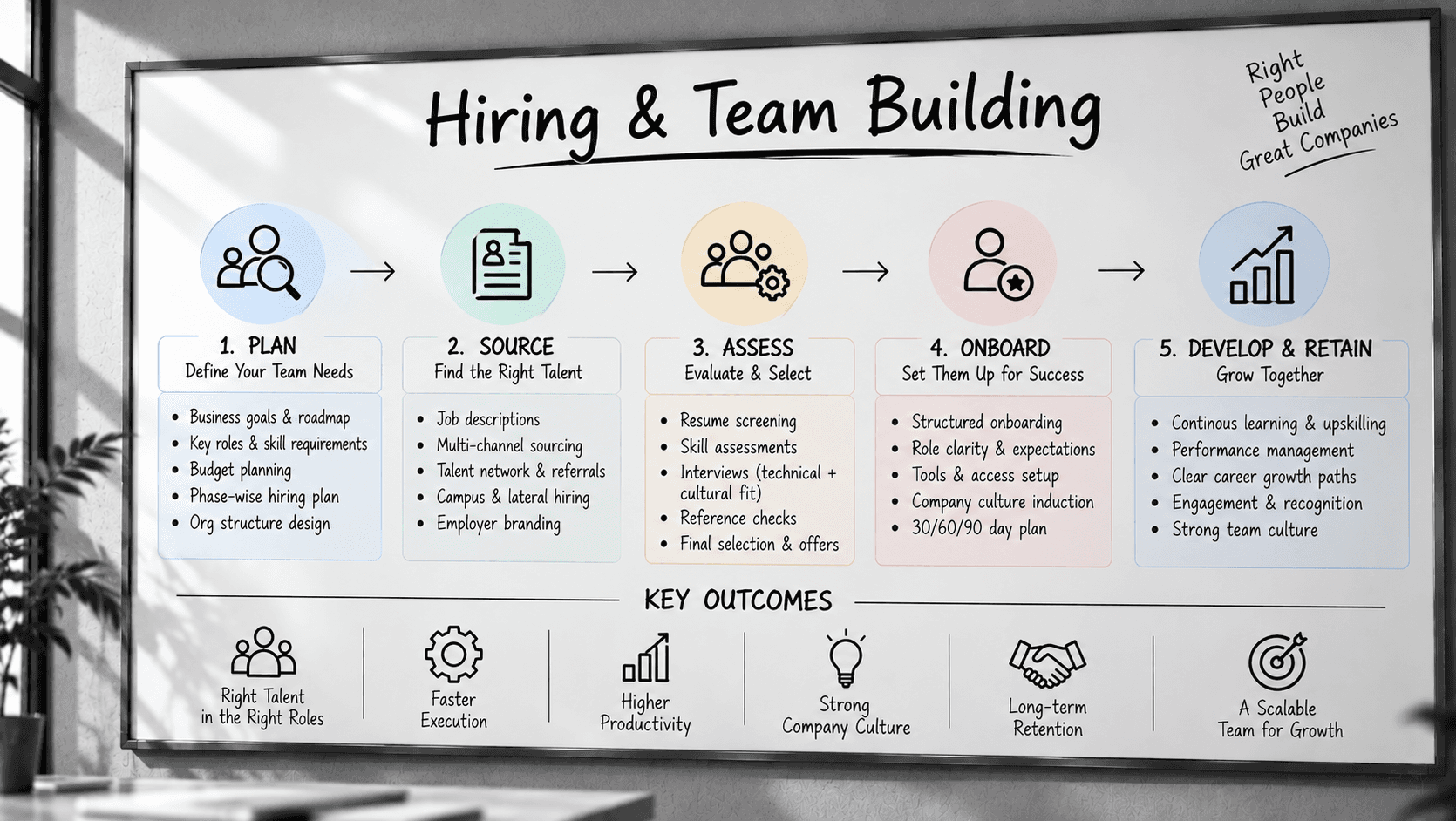 Hiring and Team Building roadmap
