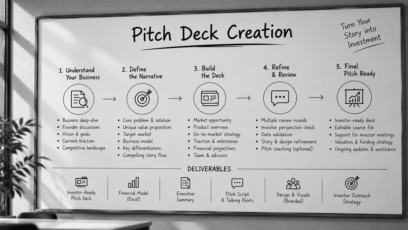 Pitch Deck Creation roadmap